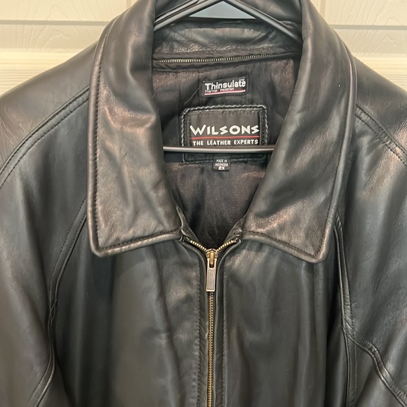 Wilson’s Leather black men’s jacket coat - Picture 6 of 8